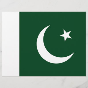 Letterhead with Flag of Pakistan
