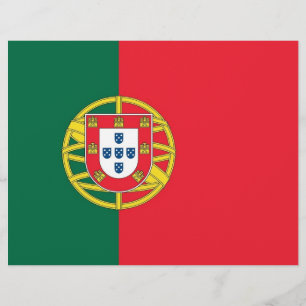 Letterhead with Flag of Portugal