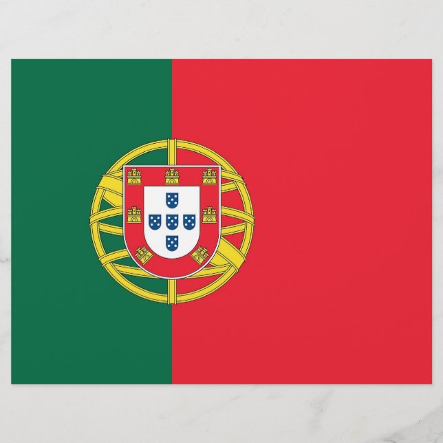 Letterhead with Flag of Portugal (Front)