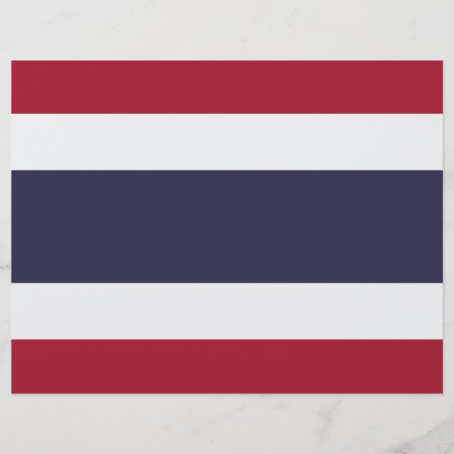 Letterhead with Flag of Thailand (Front)