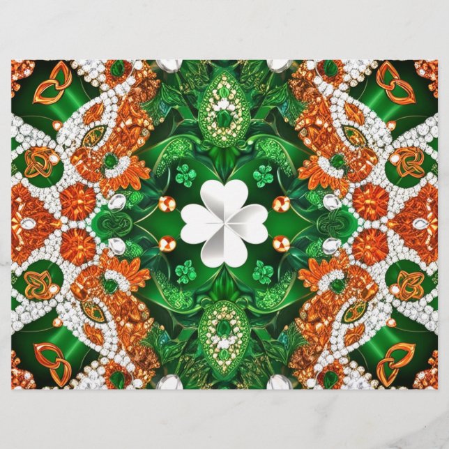 Letterhead with Ireland Colours Design (Front)