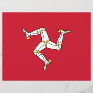 Letterhead with Isle of Man Flag, United Kingdom