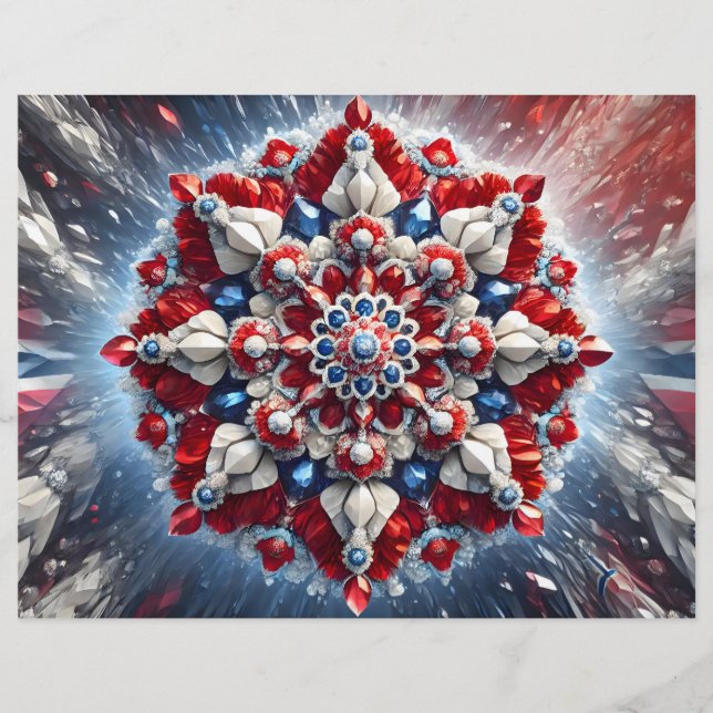 Letterhead with Norway Colours Design (Front)