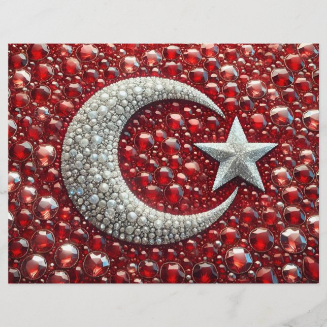 Letterhead with Turkish Colours Design (Front)