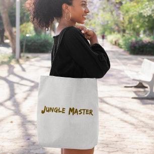 Lettering Design Jungle Master Tote Bag