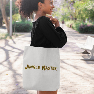 Lettering Design Jungle Master Tote Bag