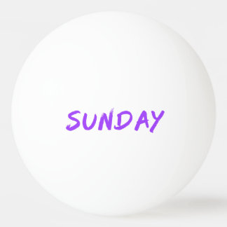 Lettering Design Sunday in Purple Ping Pong Ball