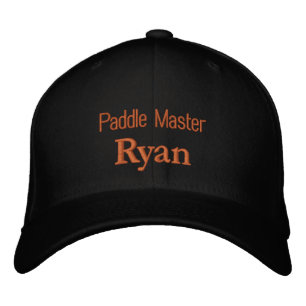 Lettering Paddle Master Ryan Embroidered Hat