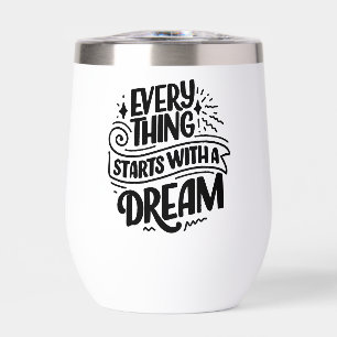 Lettering Quote About Dreams