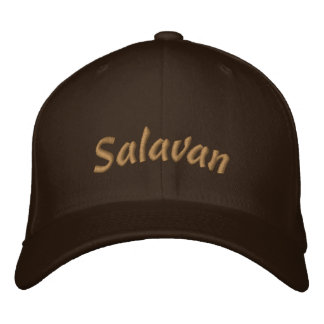 Lettering Salavan, your hometown Embroidered Hat