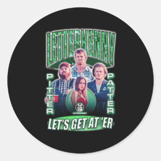 Letterkenny Pitter Patter Collage Classic Round Sticker