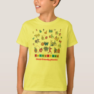 Letterland Child's T-Shirt Full Colour