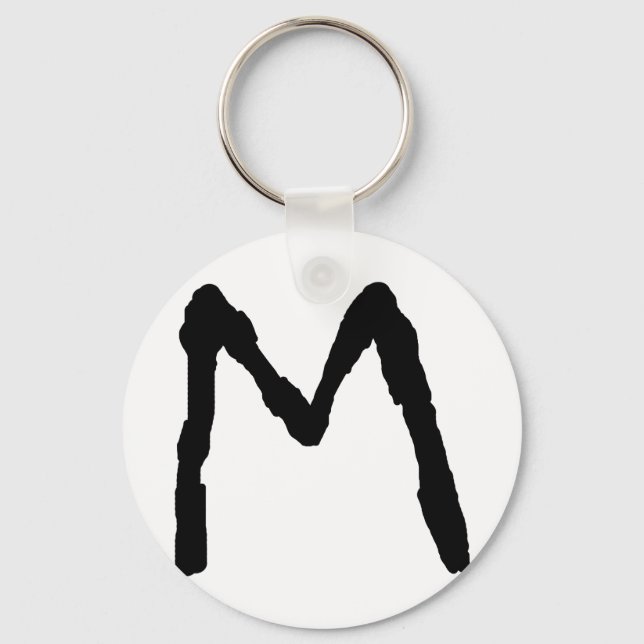 LetterM Key Ring (Front)