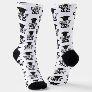 Letterman Class of 2025 Graduation Socks
