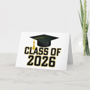 Letterman Class of 2026 Graduation Card