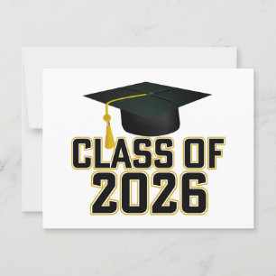 Letterman Class of 2026 Graduation  Postcard