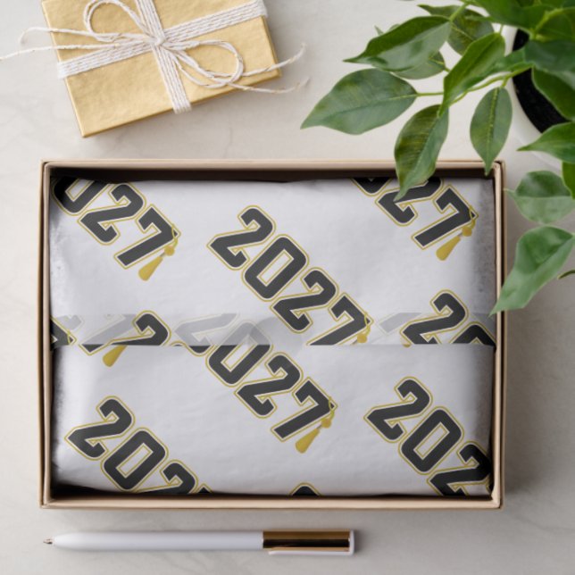 Letterman Class of 2027 Graduation Tissue Paper (Gift)