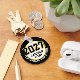 Letterman Class of 2027 Photo Graduation Key Ring