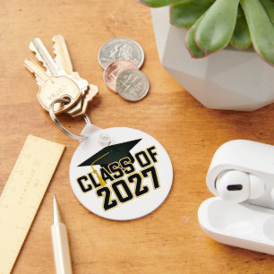 Letterman Class of 2027 Photo Graduation Key Ring