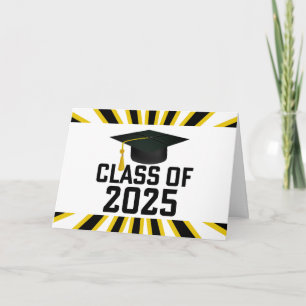Letterman Style Class of 2025 Card