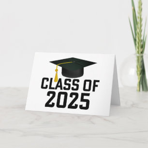 Letterman Style Class of 2025 Card