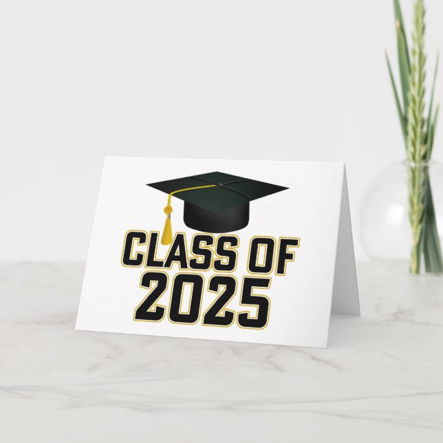 Letterman Varsity Class of 2025 Card (Front)