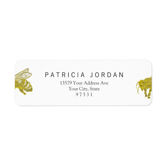 Letterpress Bee (Front)