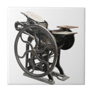 letterpress machine 1888 tile