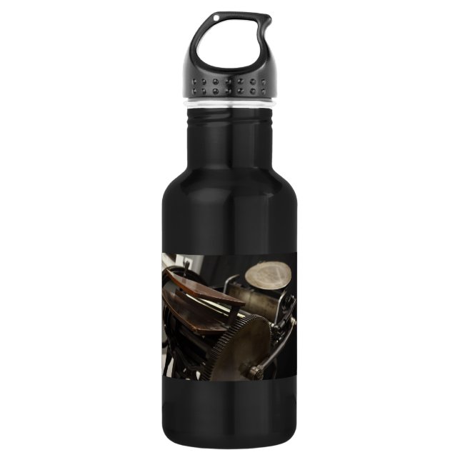 letterpress machine 532 ml water bottle (Front)
