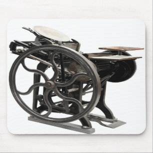 letterpress machine mousepad