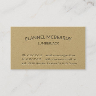 Letterpress Modern Professional Gold Business Card