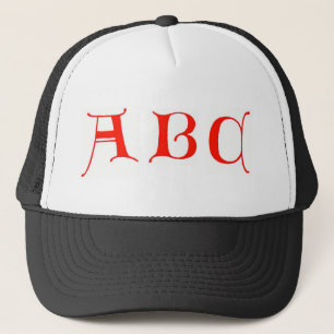 Letters ABC Hat