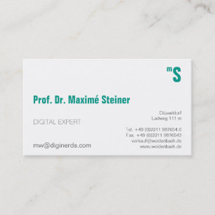 Letters Business Card
