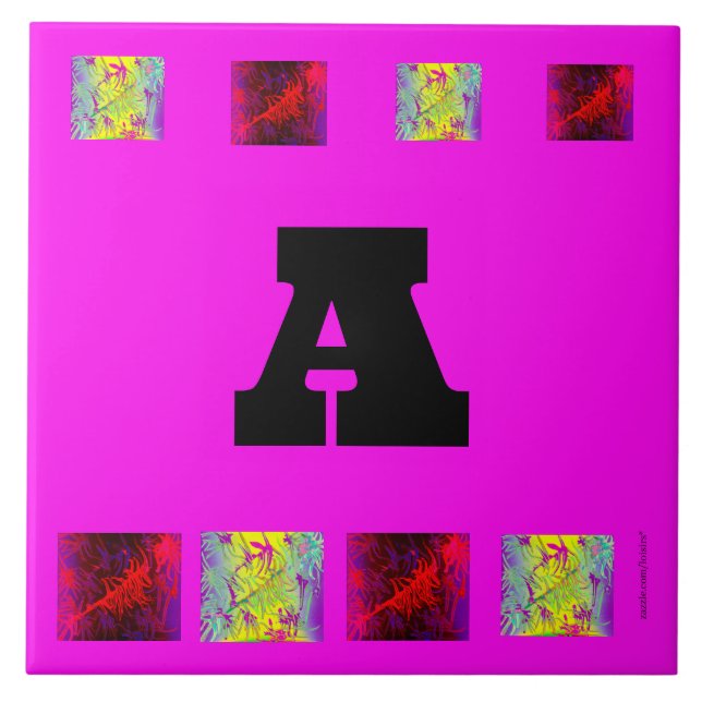 Letters  ceramic tile (Front)