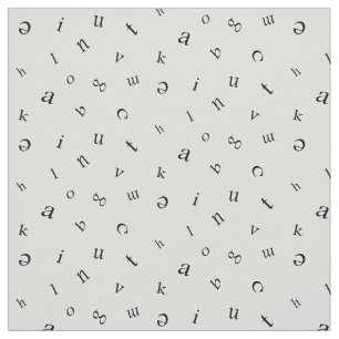Letters Fabric