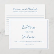 Letters for the Future Wedding Time Capsule Box