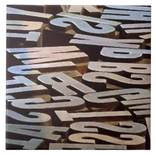 Letters for Typesetting Tile