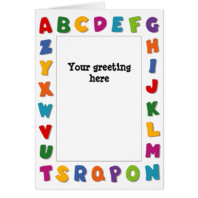 Letters Frames (Front)