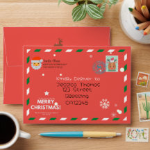 Letters from Santa Claus|Reindeer Stamp Christmas