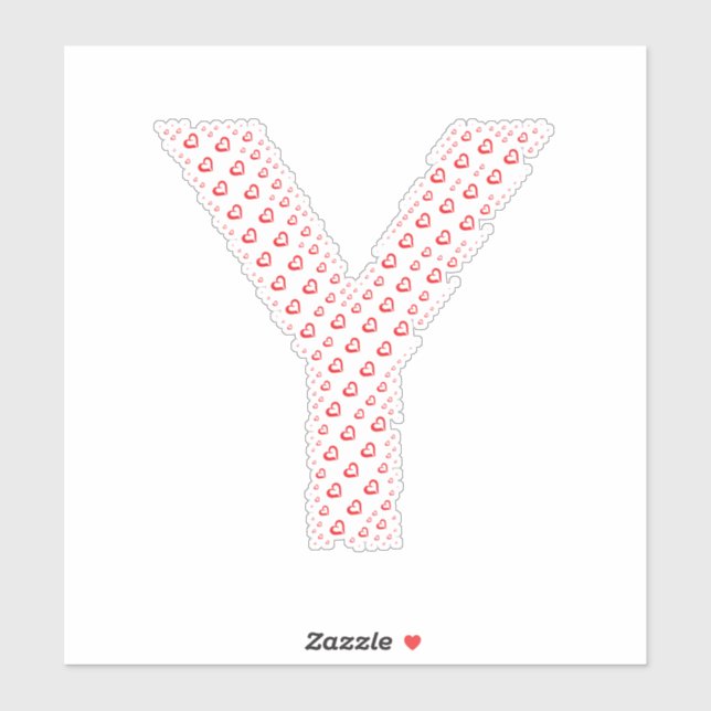 LETTERS MADE UP OF HEARTS (Sheet)