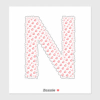 LETTERS MADE UP OF HEARTS