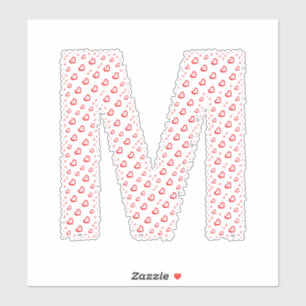 LETTERS MADE UP OF HEARTS