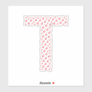 LETTERS MADE UP OF HEARTS