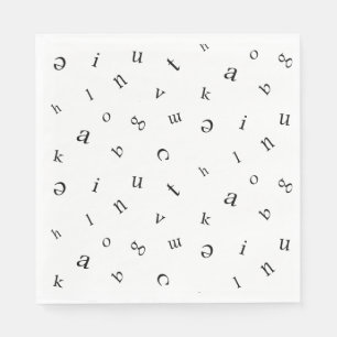 Letters Napkin