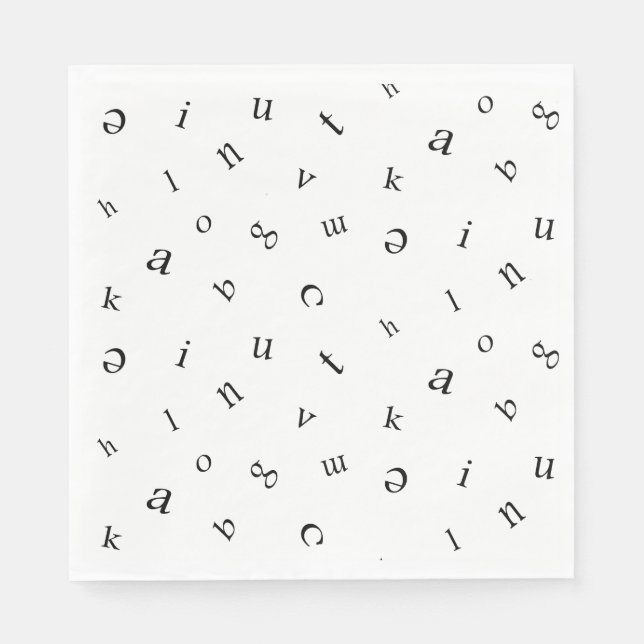 Letters Napkin (Front)