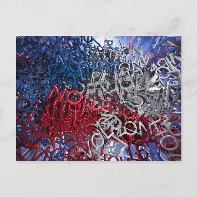 Letters of Revolution Postcard (Front)