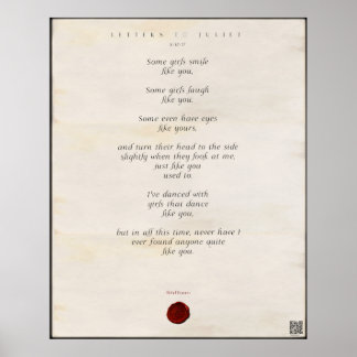 Letters to Juliet Print 🌹🗡 44/49