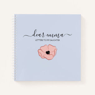 Letters To My Daughter   Cute Keepsake Memory Notebook