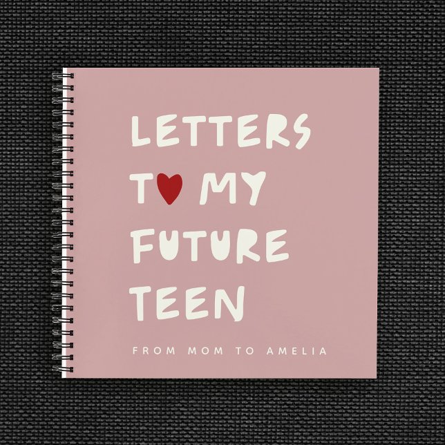 Letters to My Future Teen – Personalised Keepsake  Notebook (Creator Uploaded)