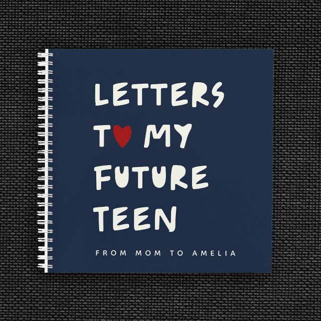 Letters to My Future Teen – Personalised Keepsake  Notebook (Creator Uploaded)